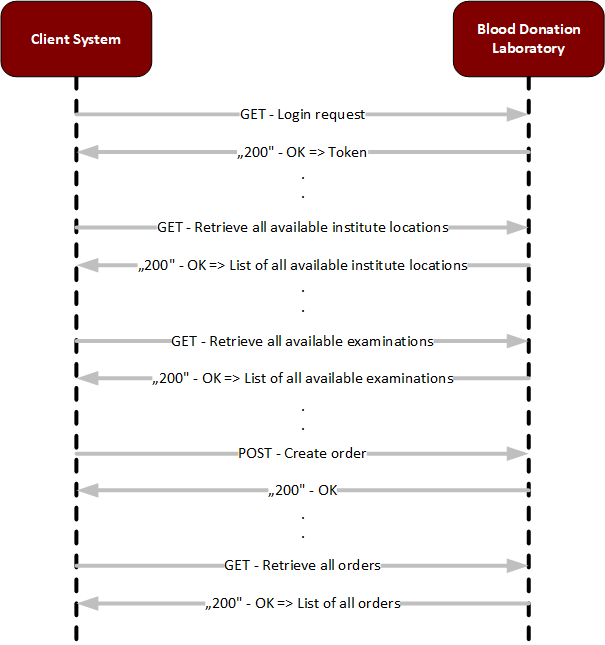 API communication steps